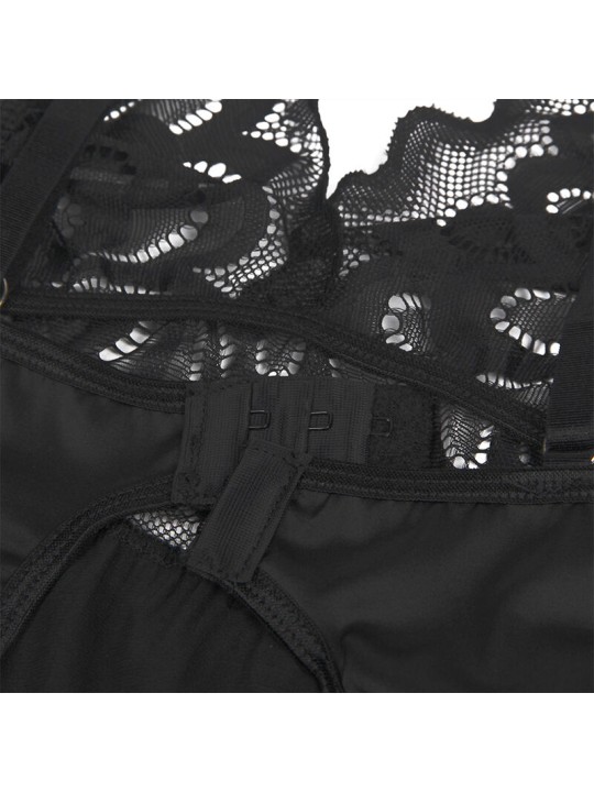 SUBBLIME BABYDOLL CON ESTAMPADO FLORAL PECHO NEGRO S M
