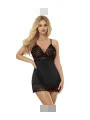 SUBBLIME BABYDOLL CON ESTAMPADO FLORAL PECHO NEGRO S M
