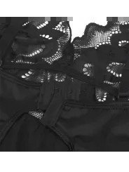 SUBBLIME BABYDOLL CON ESTAMPADO FLORAL PECHO NEGRO S M