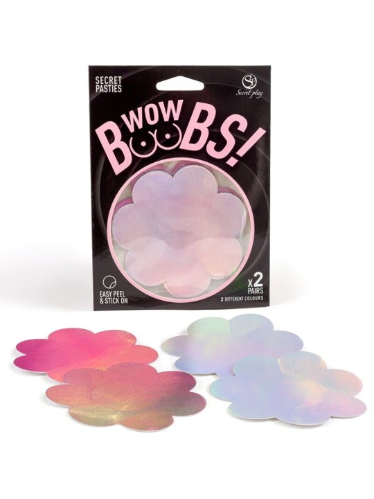 SECRET PLAY WOW BOOBS CUBRE PEZONES FLOR