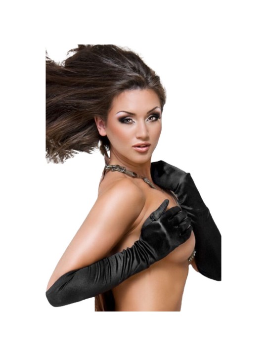 CHILIROSE CR 3192 GUANTES SATINADO NEGRO