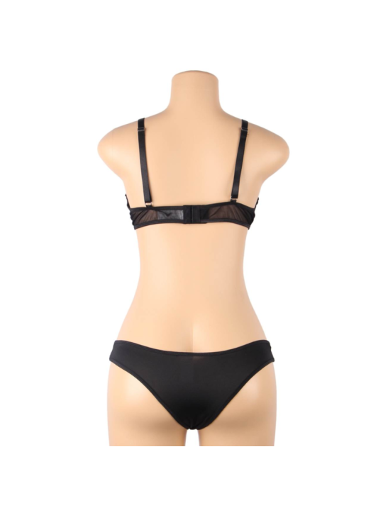 SUBBLIME SET DOS PIEZAS SUJETADOR TRANSPARENCIAS Y TIRAS S M