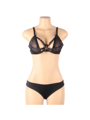 SUBBLIME SET DOS PIEZAS SUJETADOR TRANSPARENCIAS Y TIRAS S M