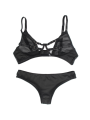 SUBBLIME SET DOS PIEZAS SUJETADOR TRANSPARENCIAS Y TIRAS S M