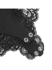 SUBBLIME TEDDY DETALLE ENCAJE FLORAL NEGRO S M