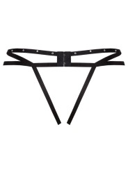 LIVCO CORSETTI FASHION NOMADE TANGA CROTCHLESS NEGRO