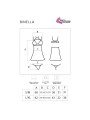 LIVCO CORSETTI FASHION BINELLA SET BABYDOLL TANGA NEGRO