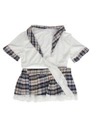 SUBBLIME DISFRAZ DE COLEGIALA SEXY TOP Y FALDA S M