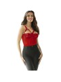 SUBBLIME TEDDY CON LIGUERO DETALLE TIRAS PECHO ROJO S M