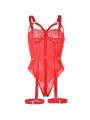 SUBBLIME TEDDY CON LIGUERO DETALLE TIRAS PECHO ROJO S M