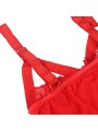 SUBBLIME TEDDY CON LIGUERO DETALLE TIRAS PECHO ROJO S M