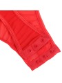 SUBBLIME TEDDY CON LIGUERO DETALLE TIRAS PECHO ROJO S M
