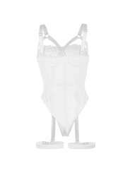 SUBBLIME TEDDY CON LIGUERO DETALLE TIRAS PECHO BLANCO S M