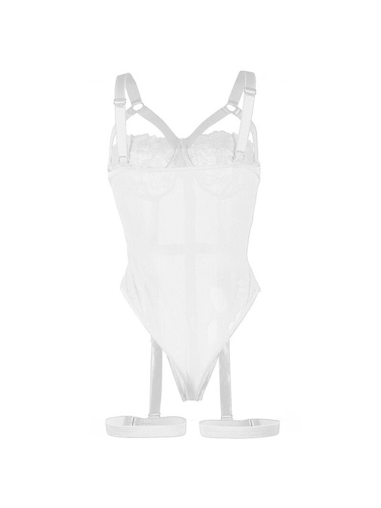 SUBBLIME TEDDY CON LIGUERO DETALLE TIRAS PECHO BLANCO S M