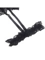 SUBBLIME TEDDY CON LIGA DETALLE ENCAJES Y TIRAS NEGRO S M