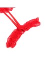 SUBBLIME TEDDY CON LIGA DETALLE ENCAJE Y TIRAS ROJO S M