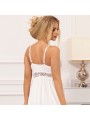 SUBBLIME BABYDOLL ESCOTE V DETALLE LAZOS BLANCO S M