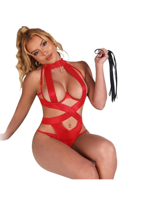 SUBBLIME BODY HALTER SEXY CON ARNES ROJO S M