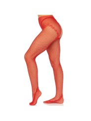 LEG AVENUE MEDIAS REJILLA SIN ENTREPIERNA NEGRO