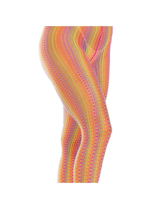 LEG AVENUE MEDIAS DE CROCHET MULTICOLOR