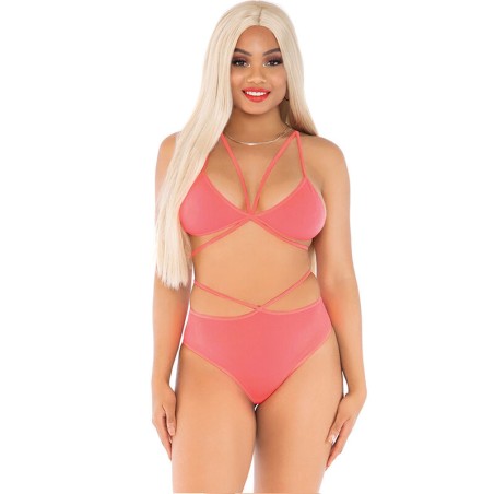 LEG AVENUE TOP BRAGAS CON TIRANTES AMARILLO