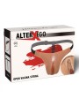 HIDDEN DESIRE ALTER EGO TANGA VAGINA ABIERTA AJUSTABLE NATURAL