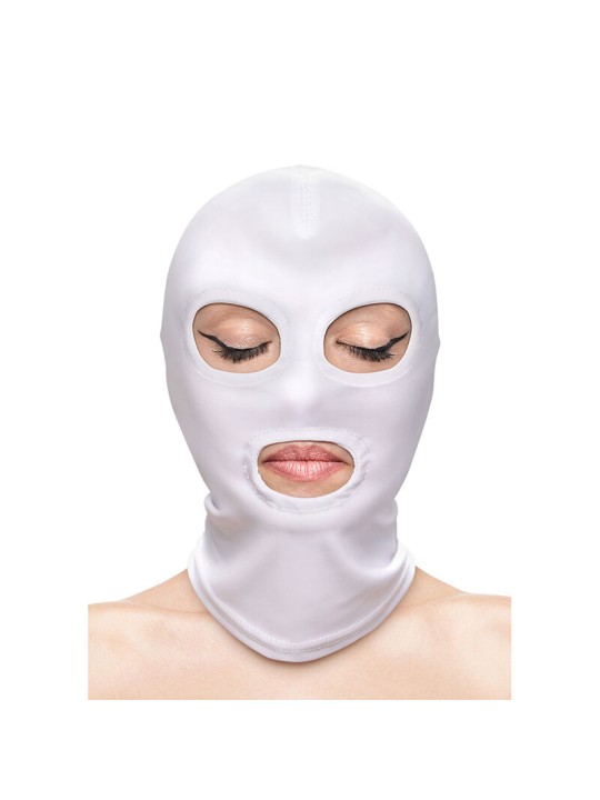 NS NOVELTIES FETISH FASHION PASAMONTANAS APERUTRA DE OJOS Y BOCA NYLON BLANCO