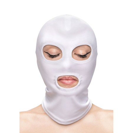 NS NOVELTIES FETISH FASHION PASAMONTANAS APERUTRA DE OJOS Y BOCA NYLON BLANCO