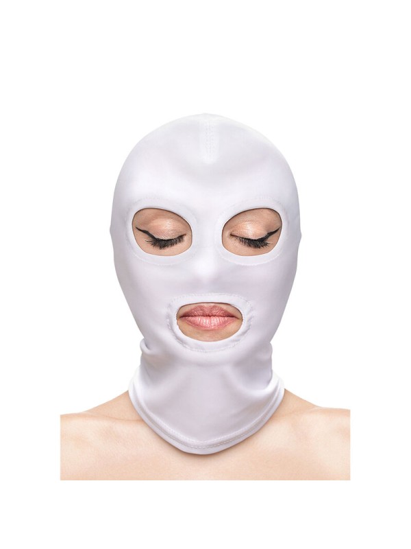 NS NOVELTIES FETISH FASHION PASAMONTANAS APERUTRA DE OJOS Y BOCA NYLON BLANCO