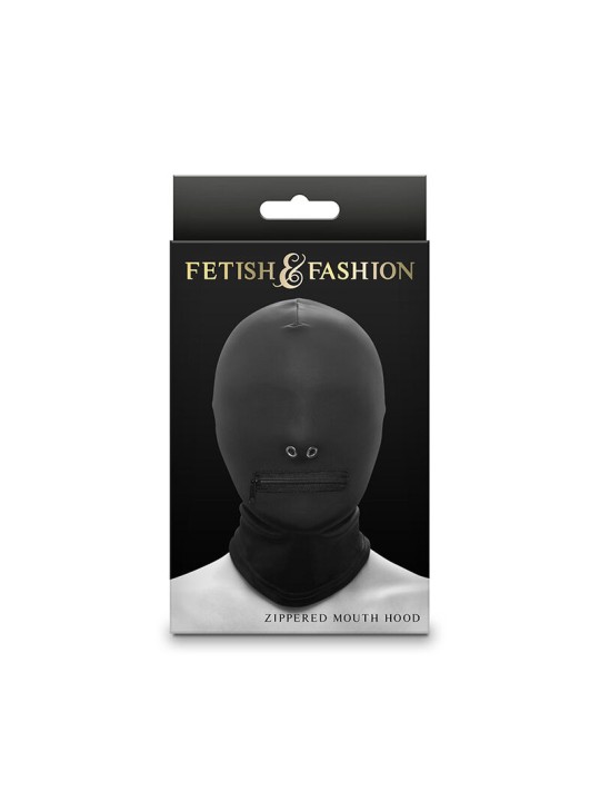 NS NOVELTIES FETISH FASHION PASAMONTANAS COMPLETO CON CREMALLERA NYLON NEGRO