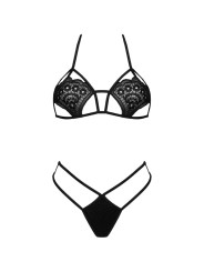 LIVCO CORSETTI FASHION JIMENA LC 20216 SUJETADOR TANGA NEGRO TALLA UNICA