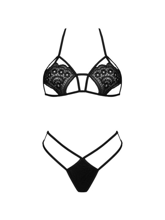 LIVCO CORSETTI FASHION JIMENA LC 20216 SUJETADOR TANGA NEGRO TALLA UNICA