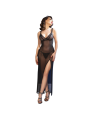CHILIROSE CR 4723 BABYDOLL LARGO TANGA NEGRO S