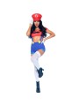 LEG AVENUE DISFRAZ SEXY MARIO BROS ROJO AZUL S
