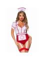 LEG AVENUE DISFRAZ ENFERMERA SEXY ROJO BLANCO M