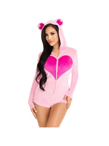 LEG AVENUE BODY OSITO TERCIOPELO ROSA S