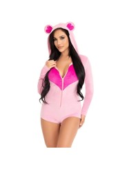 LEG AVENUE BODY OSITO TERCIOPELO ROSA S