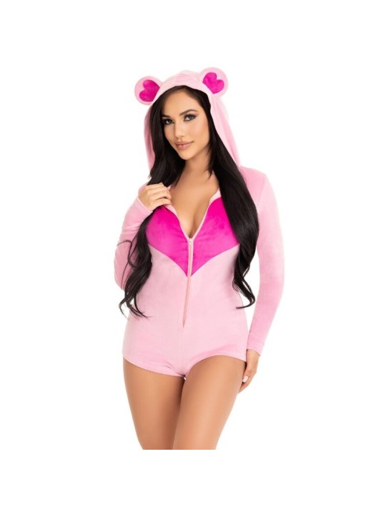 LEG AVENUE BODY OSITO TERCIOPELO ROSA M