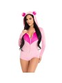 LEG AVENUE BODY OSITO TERCIOPELO ROSA M