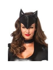 LEG AVENUE MASCARA DE MUJER FELINA NEGRO