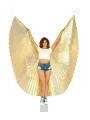 LEG AVENUE ALAS DE ISIS 360º BRILLANTES DORADO