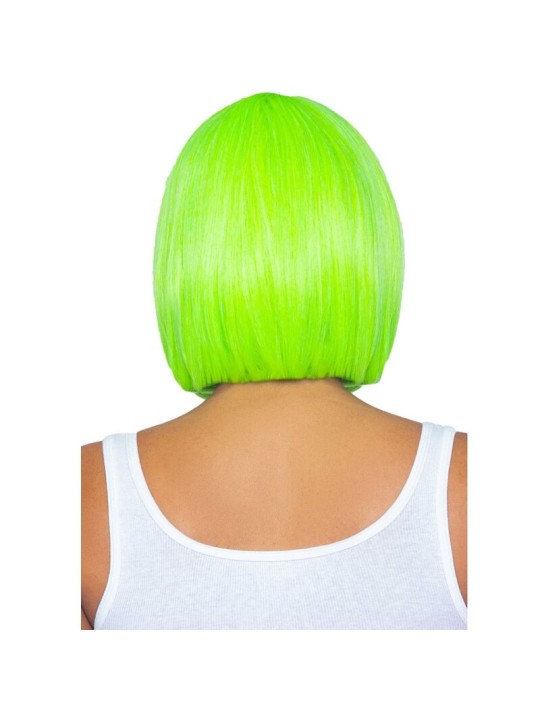 LEG AVENUE PELUCA BOB FLUORESCENTE VERDE NEON
