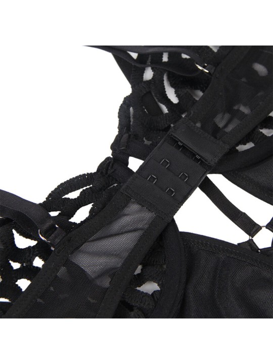 SUBBLIME 954055 BODY SEXY DE ENCAJE NEGRO S M