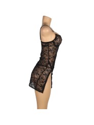 SUBBLIME 954185 BABYDOLL DE ENCAJE CON TIRANTES AJUSTABLES NEGRO S M