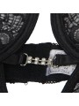 SUBBLIME 954185 BABYDOLL DE ENCAJE CON TIRANTES AJUSTABLES NEGRO S M