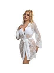 SUBBLIME 954369 CAMISON DE MANGA LARGA CON DISENO FLORAL BLANCO S M