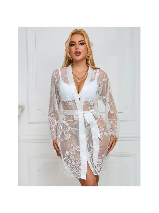 SUBBLIME 954369 CAMISON DE MANGA LARGA CON DISENO FLORAL BLANCO S M