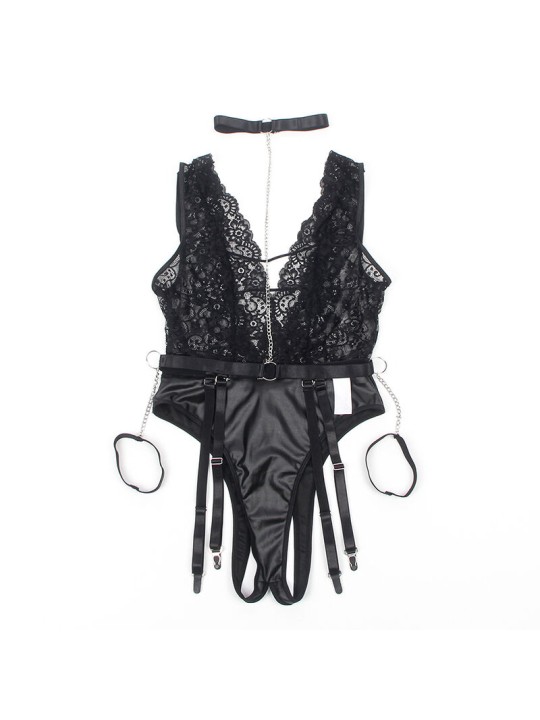 SUBBLIME 954390 BODY SEXY CON LIGUEROS NEGRO L XL