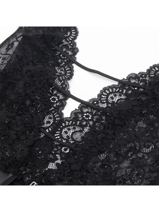 SUBBLIME 954390 BODY SEXY CON LIGUEROS NEGRO L XL