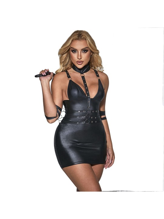 SUBBLIME 954413 BODY BONDAGE DE CUERO NEGRO L XL